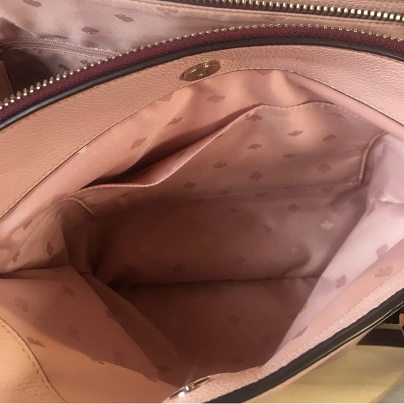 Kate Spade Colorblock New York Monet Triple Compartment Leather Handbag - Picture 7 of 16